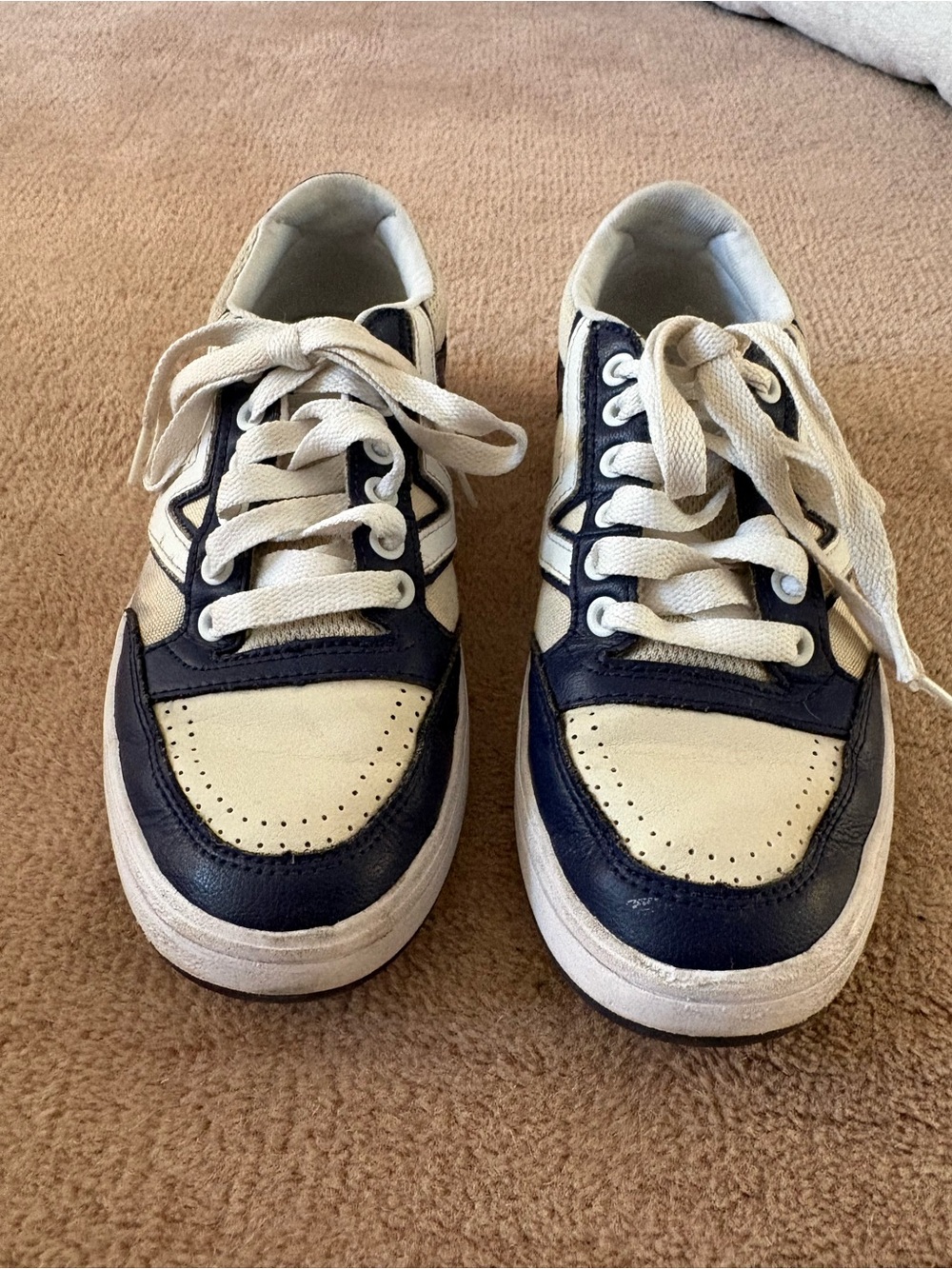 Blue and Off White Vans - Picture 7 of 15